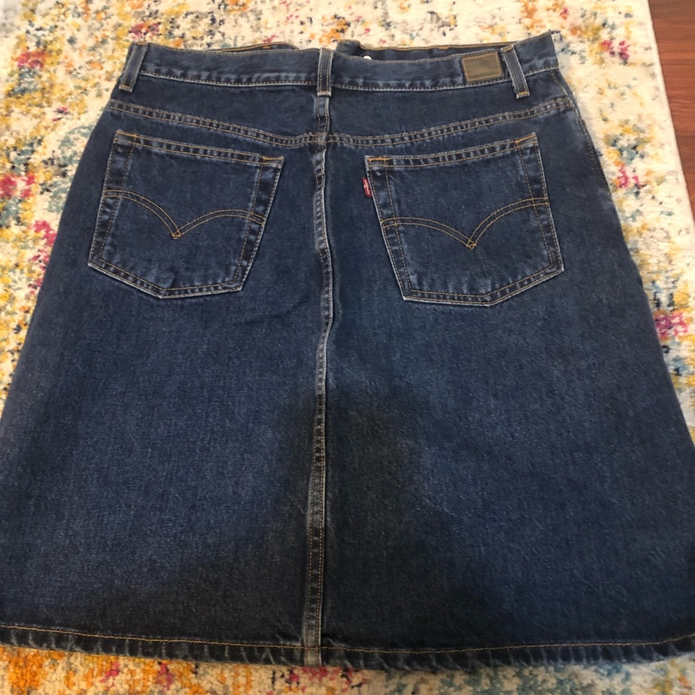 Denim skirt levis red tab size 12